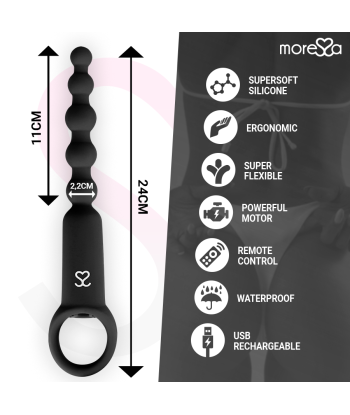 MORESSA - RONIE POTENTE ROSARIO ANAL CONTROL REMOTO NEGRO