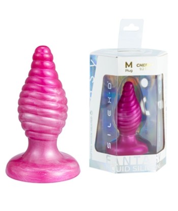 SILEXD - CHERRY PLUG ANAL FANTASY SILICONA LIQUIDA TERMOREACTIVO ROSA 9.2 CM
