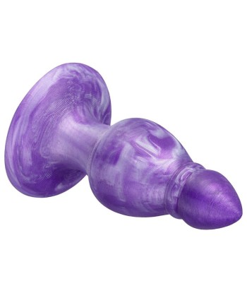 SILEXD - QUEEN PLUG ANAL FANTASY SILICONA LIQUIDA TERMOREACTIVO LILA 9.2 CM