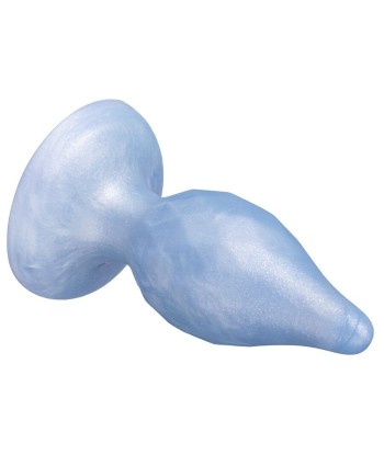 SILEXD - DIAMOND PLUG ANAL FANTASY SILICONA LIQUIDA TERMOREACTIVO AZUL PERLA 9.2 CM