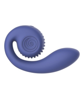 SNAIL VIBE - GIZI LITE VIBRADOR DUAL PUNTO G Y CLÍTORIS MORADO