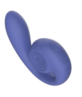 SNAIL VIBE - GIZI LITE VIBRADOR DUAL PUNTO G Y CLÍTORIS MORADO