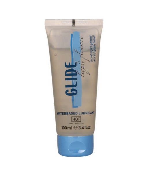 HOT - GLIDE LIQUID PLEASURE LUBRICANTE BASE AGUA 100 ML