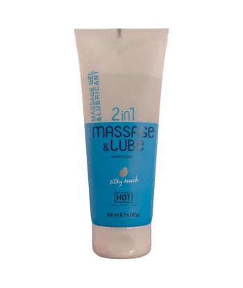 HOT - MASSAGE and GLIDE GEL 2 EN 1 TACTO SEDOSO 200 ML