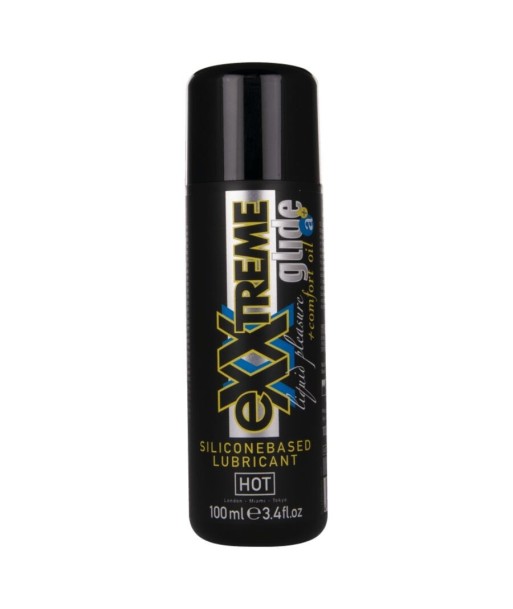 HOT - EXXTREME GLIDE LUBRICANTE BASE SILICONA ACEITE CONFORT A 100 ML