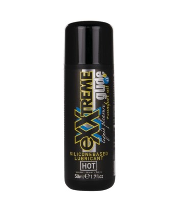 HOT - EXXTREME GLIDE LUBRICANTE BASE SILICONA ACEITE CONFORT A 50 ML