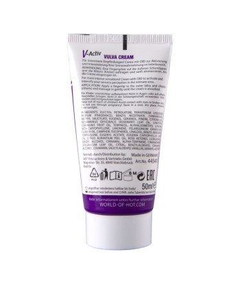 HOT - CREMA PARA VULVA CON CBD 50 ML