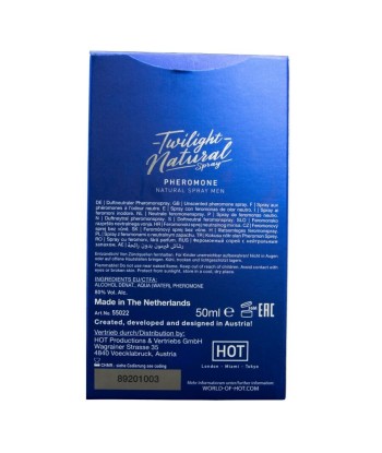 HOT - TWILIGHT SPRAY NATURAL CON FEROMONAS HOMBRE 50 ML