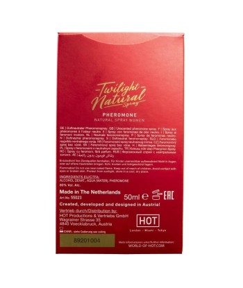 HOT - TWILIGHT NATURAL CON FEROMONAS MUJER 50 ML