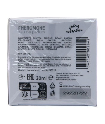 HOT - PERFUME CON FEROMONAS MIAMI SPICY MUJER 30 ML