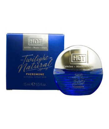 HOT - TWILIGHT NATURAL CON FEROMONAS HOMBRE 15 ML