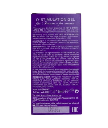 HOT - GEL O-STIMULATION PARA MUJER 15 ML
