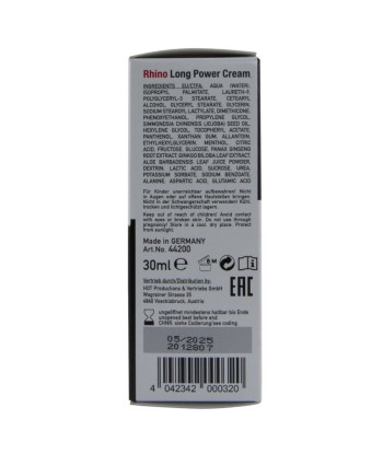 HOT - RHINO LONG POWER CREMA 30 ML