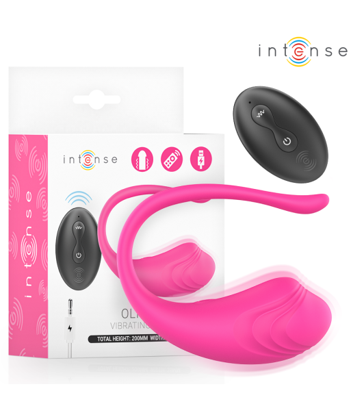 INTENSE - OLIVIA HUEVO VIBRADOR ROSA CONTROL REMOTO