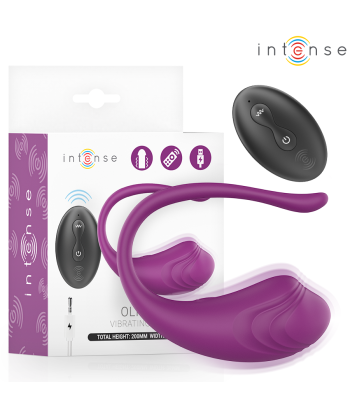 INTENSE - OLIVIA HUEVO VIBRADOR MORADO CONTROL REMOTO