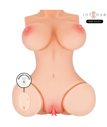 INTENSE DEEP TOUCH - VERO TORSO ANO Y VAGINA CON EFECTO SUCCIÓN, CALOR, VIBRACIÓN Y VOZ CON CONTROL REMOTO 5.5 KG