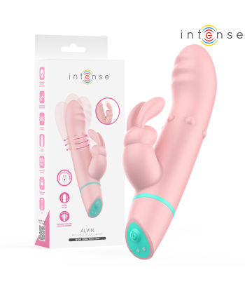 INTENSE - ALVIN ESTIMULADOR RABBIT and VIBRADOR ROLLING OSCILANTE