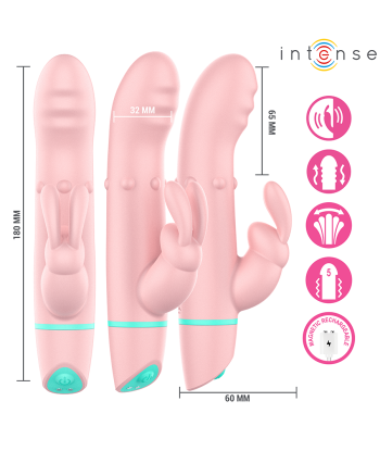 INTENSE - ALVIN ESTIMULADOR RABBIT and VIBRADOR ROLLING OSCILANTE