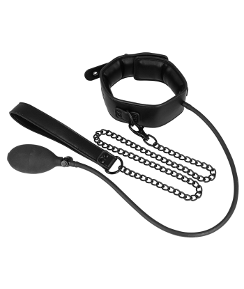 FETISH SUBMISSIVE BONDAGE - COLLAR BONDAGE INFLABLE CON TIRADOR