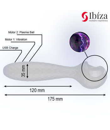 IBIZA - VIBRADOR Y ESTIMULADOR ESFERA DE PLASMA
