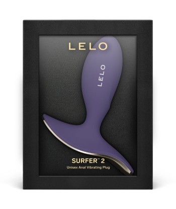 LELO - SURFER 2 PLUG ANAL VIBRADOR UNISEX MORADO