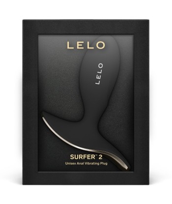LELO - SURFER 2 PLUG ANAL VIBRADOR UNISEX NEGRO