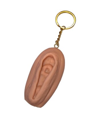 DIABLO PICANTE - LLAVERO DE VAGINA TONO CLARO