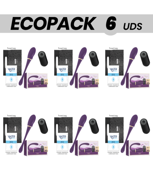 ECOPACK 6 UDS - TREASURE MERLIN DOUBLE COUPLE VIBRATOR CONTROL REMOTO