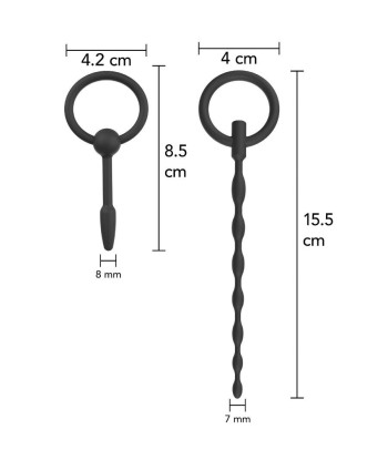 HIDDEN DESIRE - EXTREME STARTER SET DE PLUGS URETRALES 2 UDS