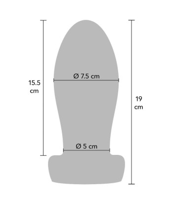 HIDDEN DESIRE - EXTREME HEAVY STRETCHER PLUG ANAL XL