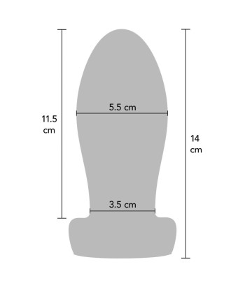 HIDDEN DESIRE - EXTREME HEAVY ANAL STRETCHER PLUG M