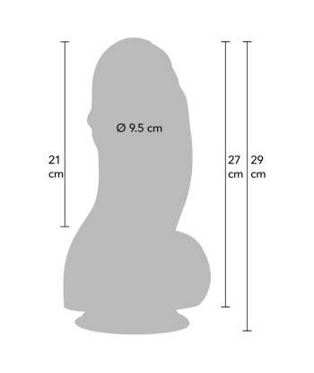 HIDDEN DESIRE - INFERNO FAT BOYS DILDO 27 CM