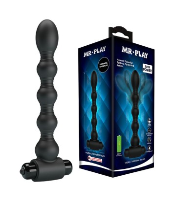 MR PLAY - MASAJEADOR PLUG ANAL CON VIBRACIÓN
