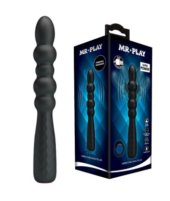 MR PLAY - PLUG ANAL FLEXIBLE CON VIBRACIÓN