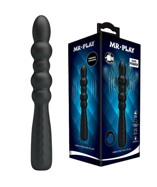 MR PLAY - PLUG ANAL FLEXIBLE CON VIBRACIÓN