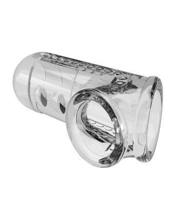 PRETTY LOVE - FUNDA PARA PENE TEXTURIZADA TRANSPARENTE