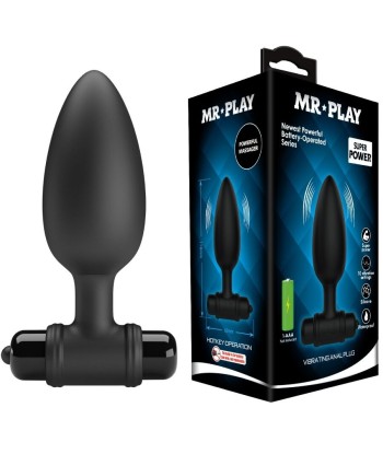 MR PLAY - PLUG ANAL SUPER POWER CON VIBRACIÓN
