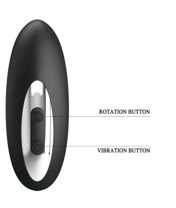 MR PLAY - MASAJEADOR PROSTÁTICO CON ROTACIÓN Y VIBRACIÓN