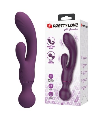 PRETTY LOVE - ALL ROUNDER VIBRADOR PUNTO G MORADO