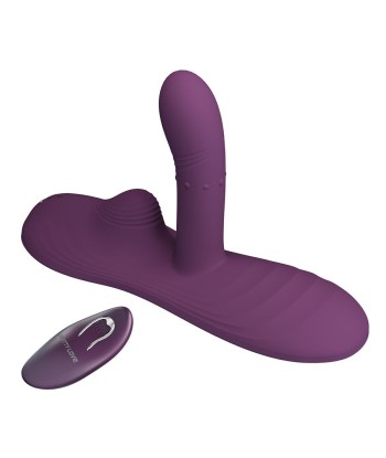 PRETTY LOVE - LUKA SIT-DOWN VIBRADOR CON EFECTO CALOR Y CONTROL REMOTO