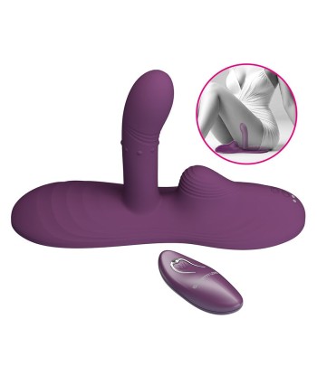 PRETTY LOVE - LUKA SIT-DOWN VIBRADOR CON EFECTO CALOR Y CONTROL REMOTO