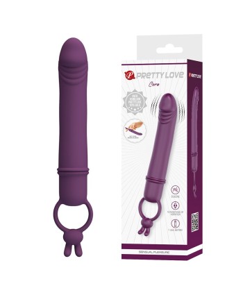 PRETTY LOVE - CORA VIBRADOR FORMA PENE CON ANILLO DE SUJECIÓN