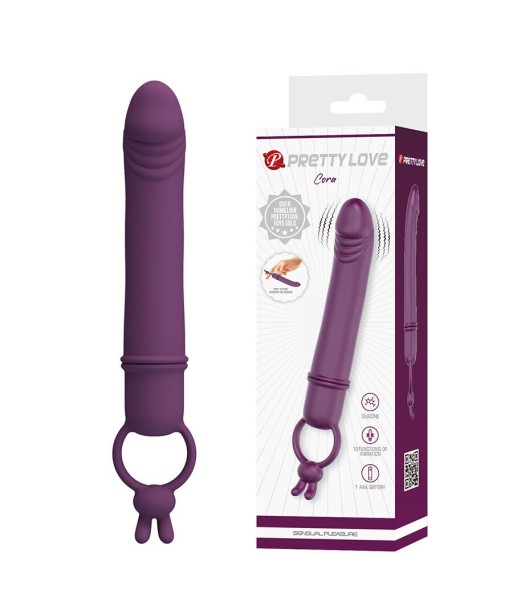 PRETTY LOVE - CORA VIBRADOR FORMA PENE CON ANILLO DE SUJECIÓN