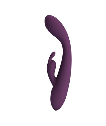 PRETTY LOVE - EMMA VIBRADOR CON ESTIMULADOR RABBIT MORADO