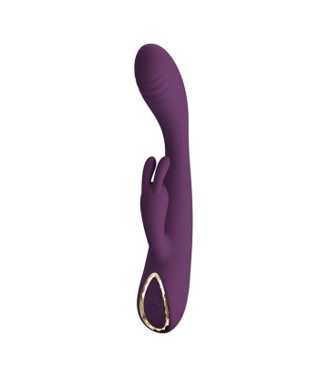 PRETTY LOVE - EMMA VIBRADOR CON ESTIMULADOR RABBIT MORADO