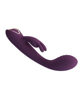 PRETTY LOVE - EMMA VIBRADOR CON ESTIMULADOR RABBIT MORADO