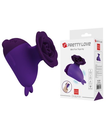 PRETTY LOVE - DOLPHIN MINI VIBRADOR CON SUJECIÓN