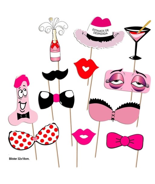 DIABLO PICANTE - PHOTOCALL FIESTAS MODELO 1 - 12 UNIDADES