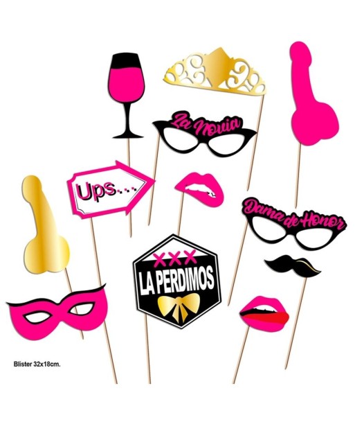 DIABLO PICANTE - PHOTOCALL FIESTAS MODELO 2 - 12 UNIDADES