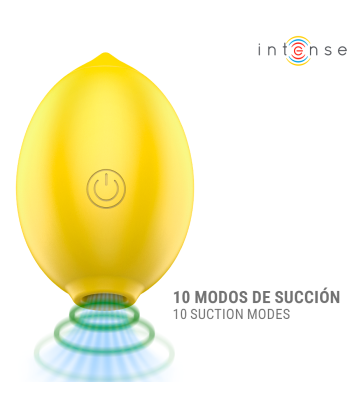 INTENSE - MONI ESTIMULADOR SUCCIONADOR DE CLÍTORIS LIMÓN
